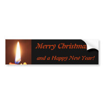 CandleGlow bumper stickers