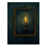 Candlelight painting Postcard