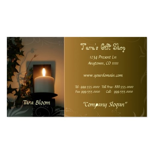 Candlelit Business Card