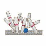 Candlepin Bowling Embroidered Jacket
