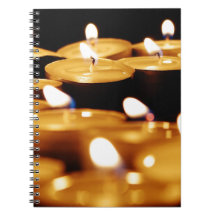 candles 2.jpg spiral notebook