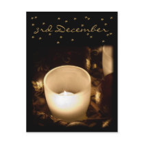 Candles • Advent Calendar Postcard