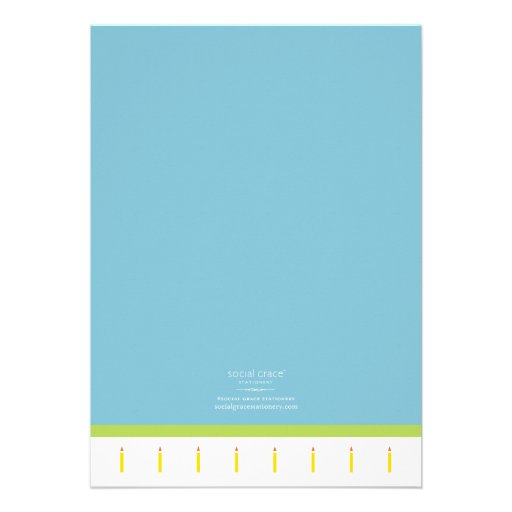 Candles Birthday Party Invitation