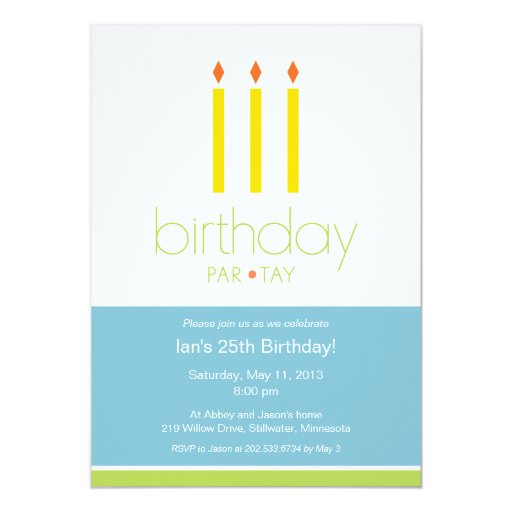 Candle Invitations Templates Candles Birthday Party Invitation Zazzle Candle Invitations Templates Candles Birthday Party Invitation Zazzle