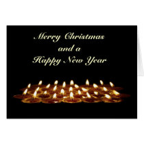 Candles Christmas Card