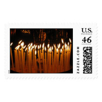 candles church of the holy sepulchre postage