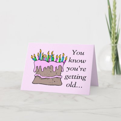 birthday funny. Candles Funny Birthday Card by