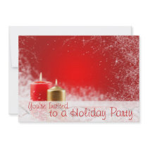 Candles, You're Invited, to a Holiday Party invitations by myhome71 Candles, You're Invited, to a Holiday Party invitations