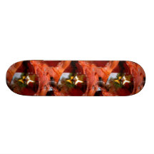 Candlescape Reflections tiled skateboard