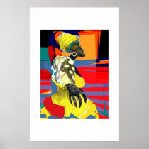 Candombe dancer posters