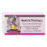 Candy and Cupcake Theme Birthday Photo Invitation Photo Greeting Card