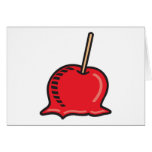candy apple greeting card