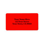 Candy Apple Red labels