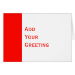 Candy Apple Red Border cards