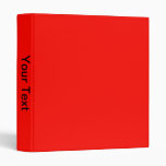 Candy Apple Red binders