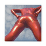 Candy Apple Red Zentai Man 2 Magnet