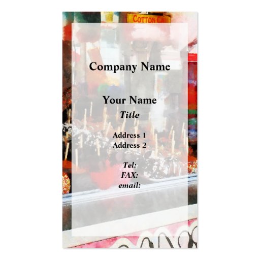 Candy Apples Business Cards