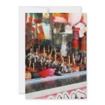 Candy Apples Personalized Announcements
