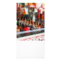Candy Apples Customized Photo Card