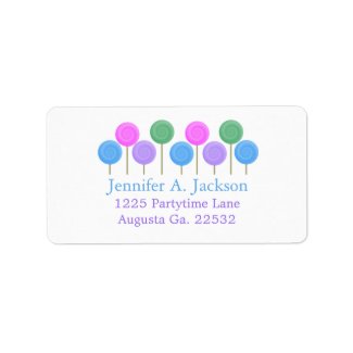 Candy Avery Address Labels label