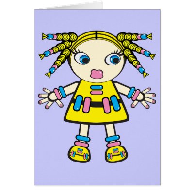 candy baby card by VioDeSign