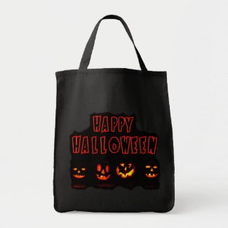 Candy Bag Happy Halloween Glowing Pumpkins