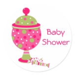 Candy Buffet Baby Shower Envelope Seal Stickers