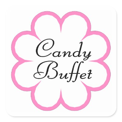 Candy Buffet Sticker