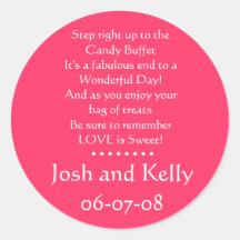 Candy Buffet sticker