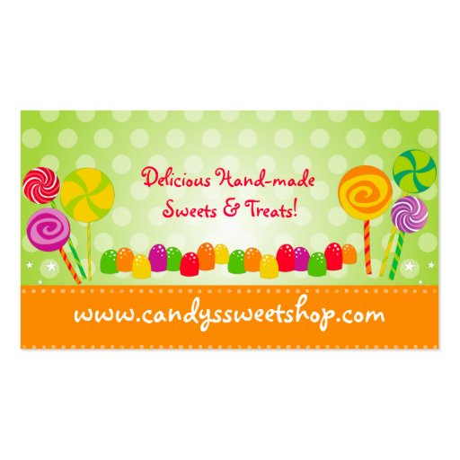 Candy Business Card (front side)