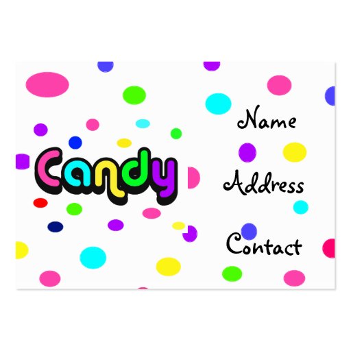 Candy-business card (back side)