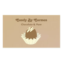 Candy Business Card - Chocolate