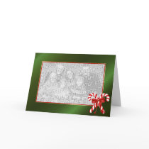 Candy Candle Christmas Template cards