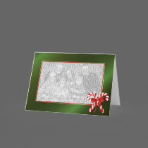 Candy Candle Christmas Template cards