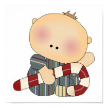 candy cane baby boy 1 posters
