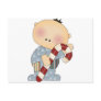 candy cane baby boy 2 post cards