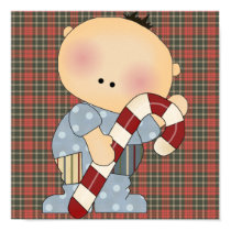 candy cane baby boy 2 posters