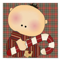 candy cane baby boy 3 posters