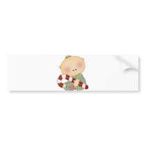 candy cane baby boy 4 bumper stickers by doonidesigns candy cane baby boy 4 bumper stickers