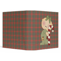 candy cane baby girl 1 3 ring binder