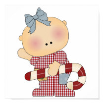 candy cane baby girl 2 posters