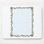 Candy Cane Border Mouse Pads