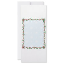 Candy Cane Border rack cards