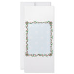 Candy Cane Border Rack Card