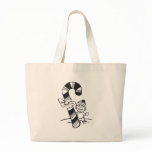 Candy Cane Boy Tote Bags