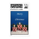 Candy Cane Candle Postage postage by momentintime Candy Cane Candle Postage postage