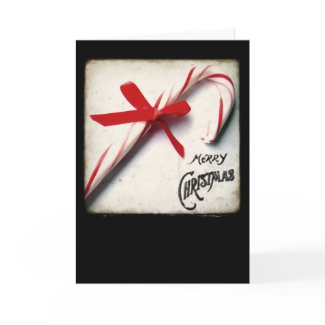 Candy Cane Christmas Card card