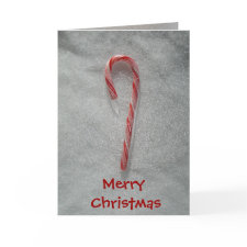 Candy Cane Christmas card