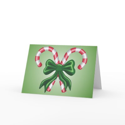 Candy Cane Christmas Card by AuntBetsy