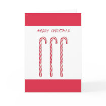 Candy Cane Christmas Card